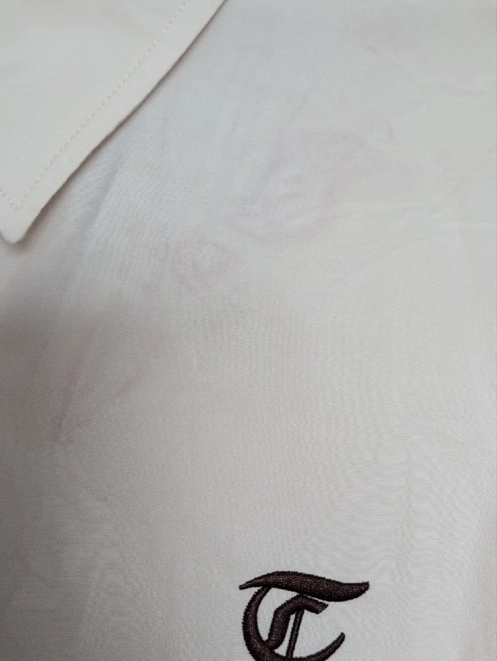 Beige Women's Long-Sleeve Button Shirt - Picture 10 of 16